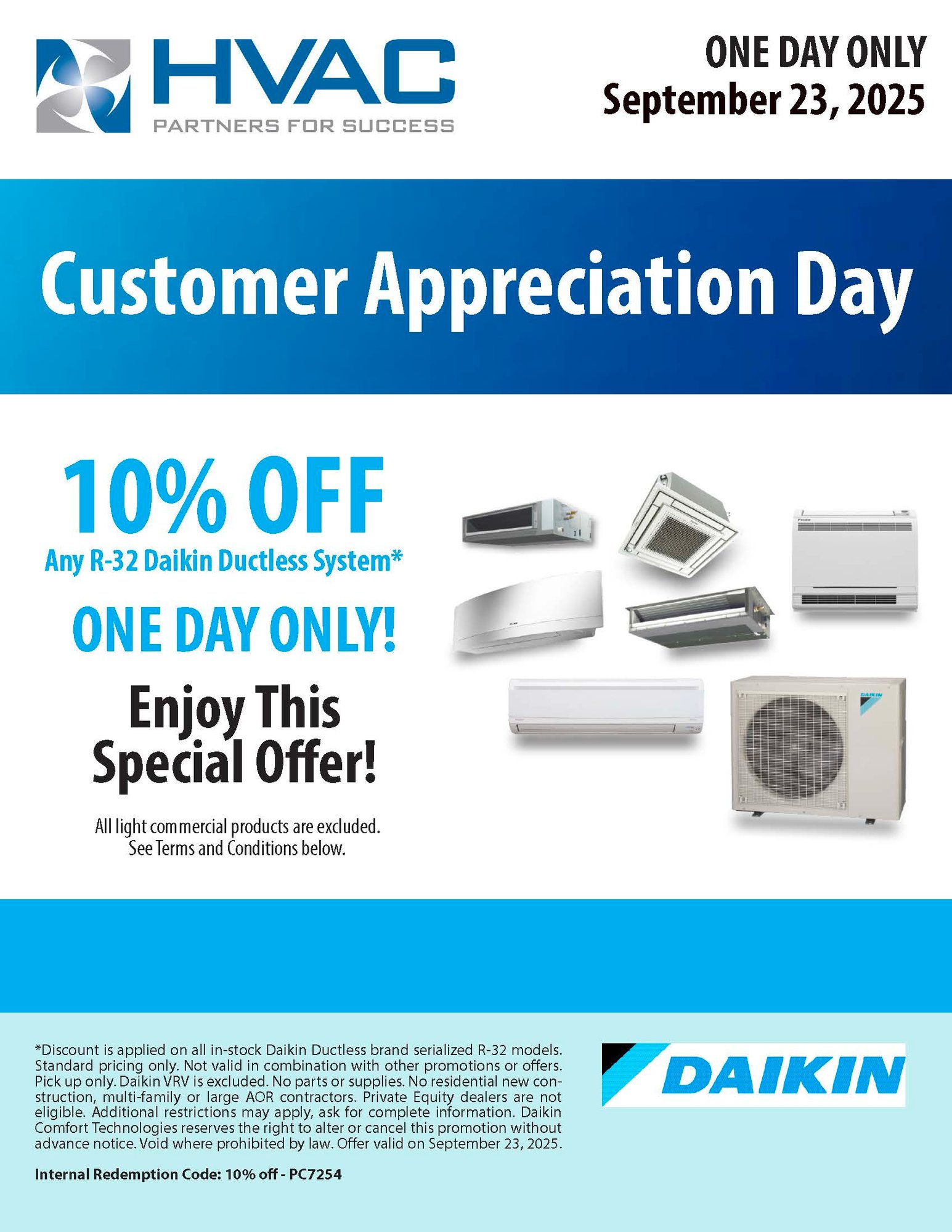 Daikin Ductless Day-IND-092325 - PC7254 Daikin Ductless Day-IND-092325 - PC7254